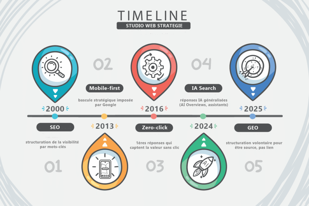 Bascule recherches IA générative