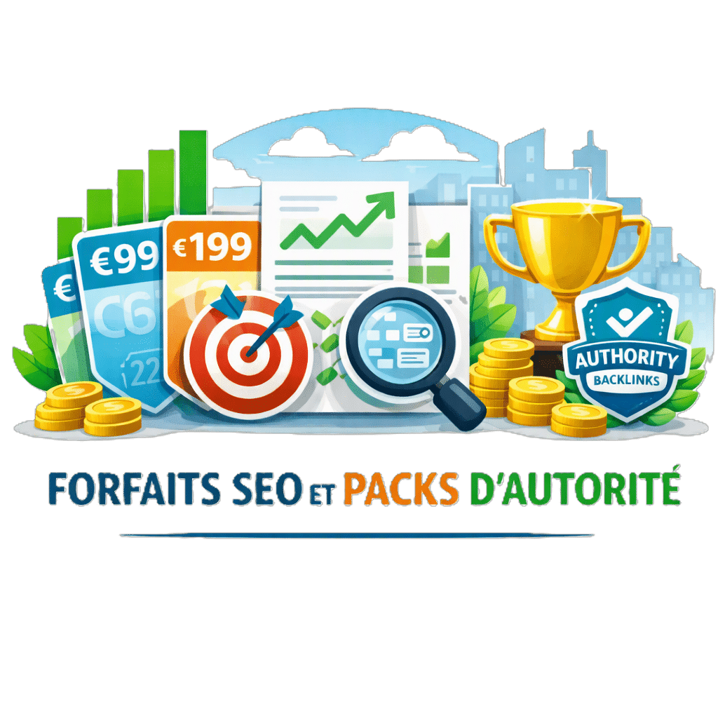 image des forfaits de référencement mensuels pas cher et premium et du pack d'aurité SEo +10 points